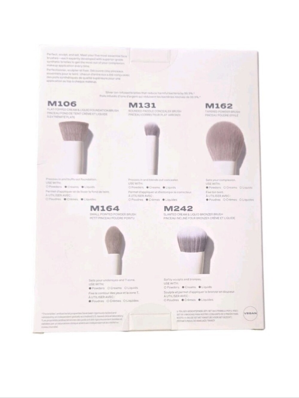 NEW Morphe Portrait Mode 5-Piece Face Vegan Brush Set, NEW IN UNOPENED BOX - Picture 5 of 5